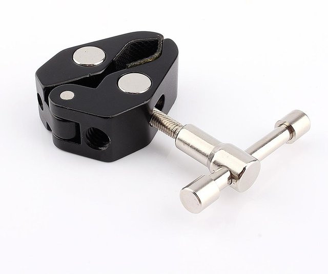 OutsideWorld Multifunktions-Arm Krabbenklemme als Halterung für deine DSLR-Kamera in Schwarz - Bild 1