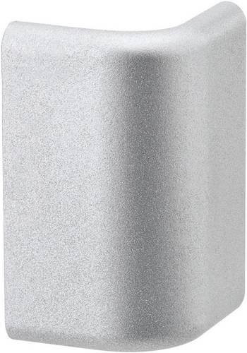 Paulmann Duo Profil-Endkappe für LED-Profile, Silber, Alu matt, 2er-Pack, B: 2,2 cm, H: 4,2 cm, T: 2,4 cm - Bild 1