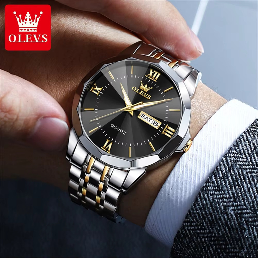 OLEVS Armbanduhr, Herren, Stahlarmband - Bild 2