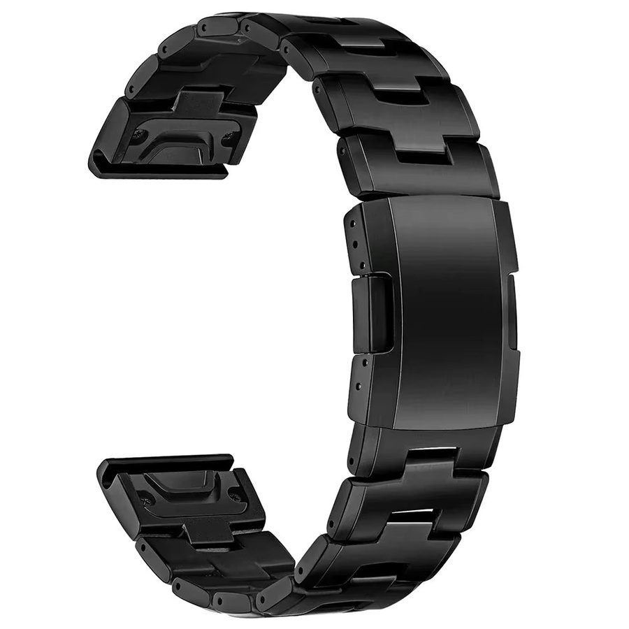 CHIICSMART Uhrenarmband Titan, Schwarz, Unisex, 26mm, 22mm - Bild 3