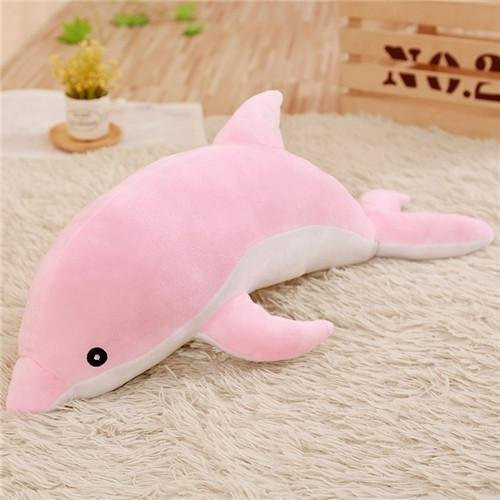 Yiran toy Delfin Plüschtier, 30cm, ab 1,5 Jahre, Rosa/Pink - Bild 1