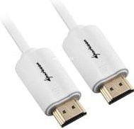 Sharkoon HDMI Stecker mit Ethernet/LAN in Weiß - Bild 1