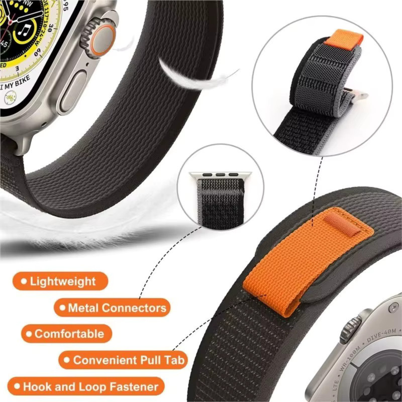 KMAIXA Trail Loop Armband, Textil, Schwarz, Unisex - Bild 2