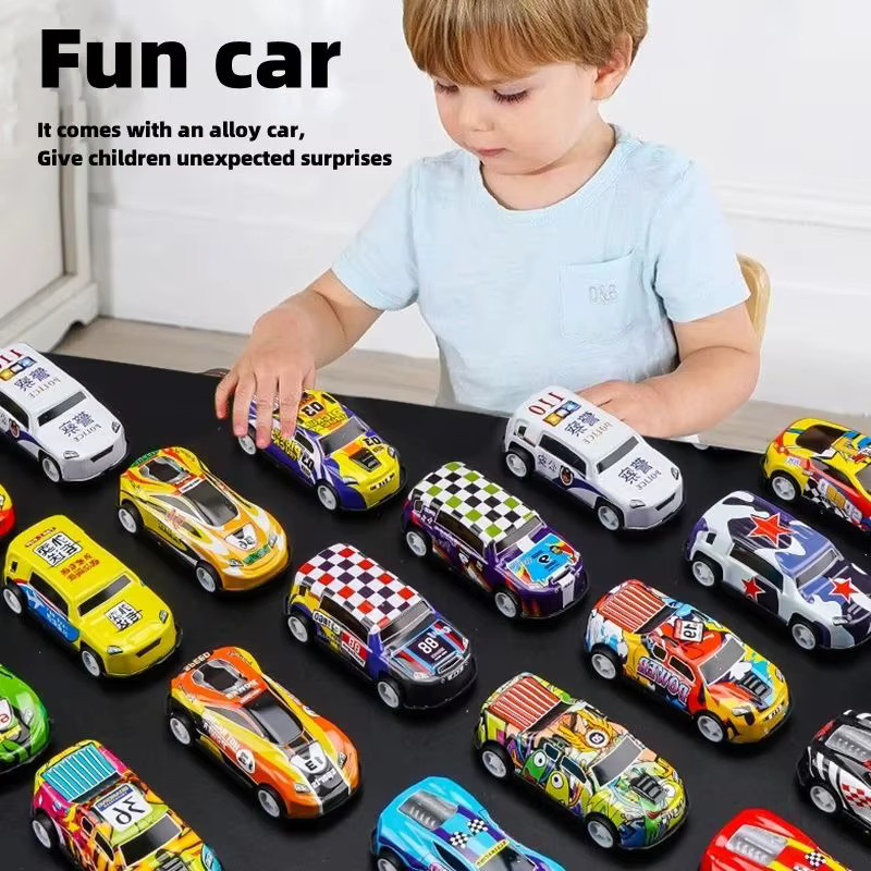 CONUSEA Cartoon Trägheit Racing Auto, Diecast Fahrzeug, Metall, Bunt / Mehrfarbig - Bild 3
