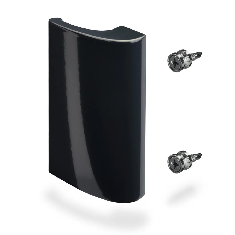 SO-TECH Balkontürgriff SEJA aus Aluminium in Anthrazit matt mit verdeckter Verschraubung, B/H/T: 82 x 52,5 x 20 mm, BA 48 mm - Bild 2