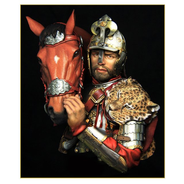Comradeship Polish Hussars, Harzmodellfigur Büste, 1/10, unmontierter und unbemalter Bausatz - Bild 1