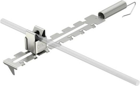 OBO Bettermann 5203015 132 U Montagezubehör, Silber, 20 Stück - Bild 1