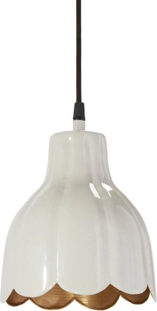 PR Home Tulippa Pendelleuchte in Beige und Gold/Messing mit E27 Fassung - Bild 1