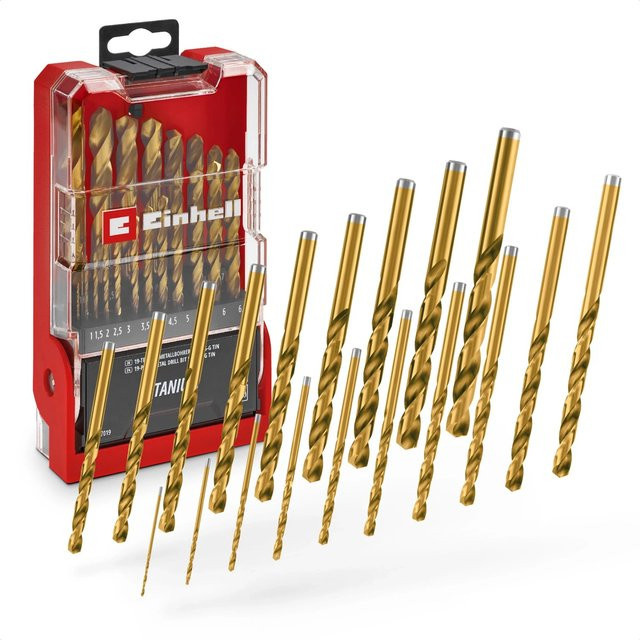 Einhell HSS G Titan Metallbohrer Set 19-teilig in Gold - Bild 1