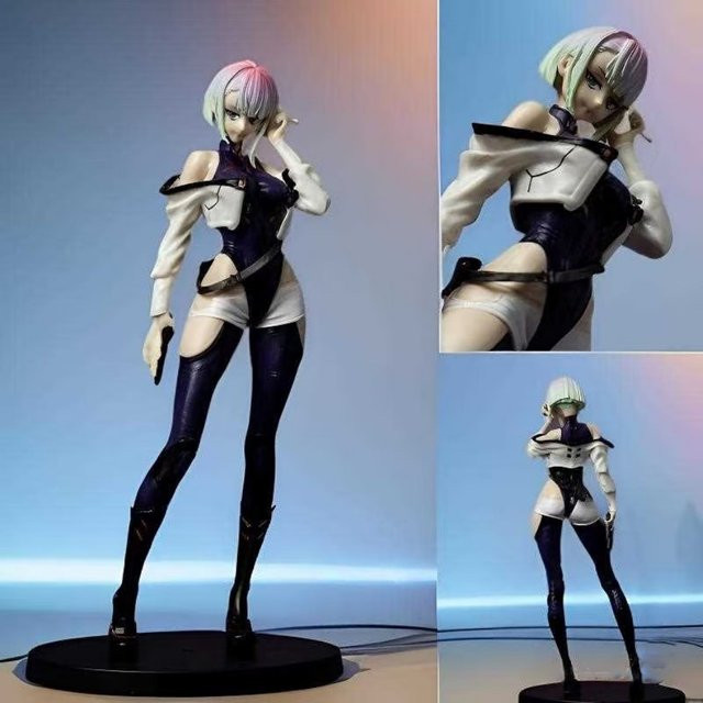 Anime Cyberpunk Lucy und Rebecca Figur, 23 cm, Kunststoff - Bild 1