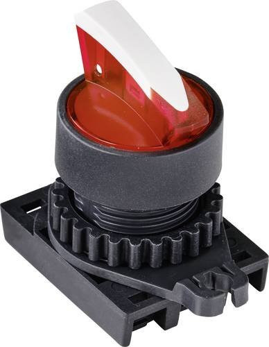 TRU COMPONENTS Wahlschalter Knebel TC-9860144 S2SRN-L3BR Rot 2 x 45° - Bild 1