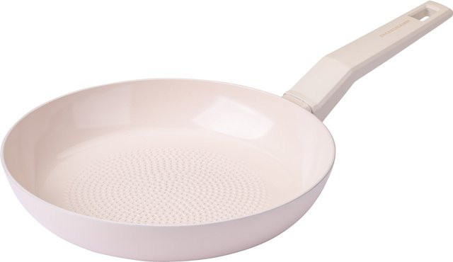 Fackelmann Pamela Reif Bratpfanne mit Keramikbeschichtung und Wabenboden, Beige, Durchmesser: 24 cm - Bild 1