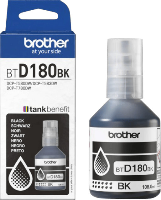 Brother Original Tintenflasche BT-D180 Schwarz für Inkjet-Drucker - Bild 3