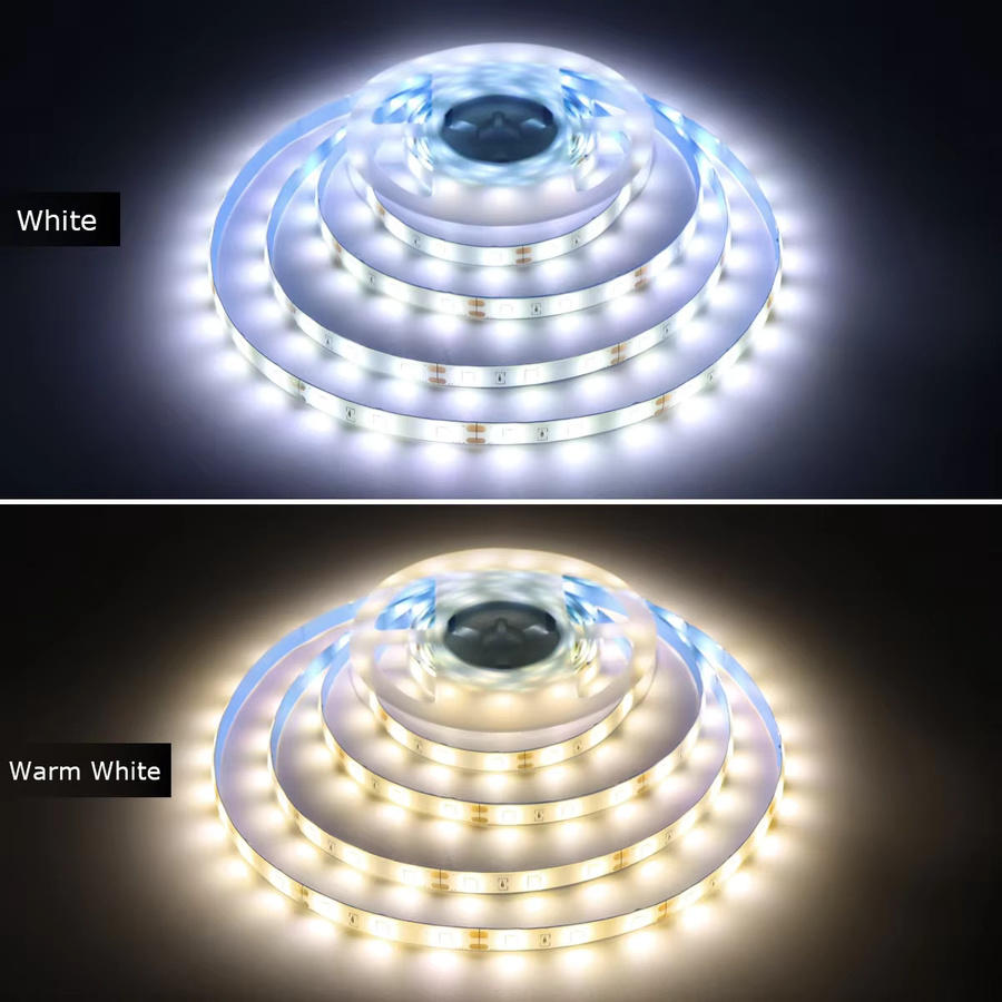 Guillermo LED-Unterbauleuchte mit PIR-Bewegungssensor, 12V wasserdichter LED-Streifen in Warmweiß, ideal für Küche, Kleiderschrank und Bett - Bild 4