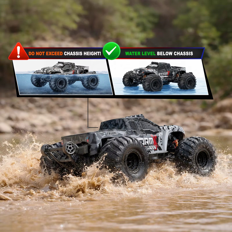 Womaqu HS14301 RC Auto, 1:14, 4WD Offroad RC Truck, ferngesteuert, ab 14 Jahren - Bild 3