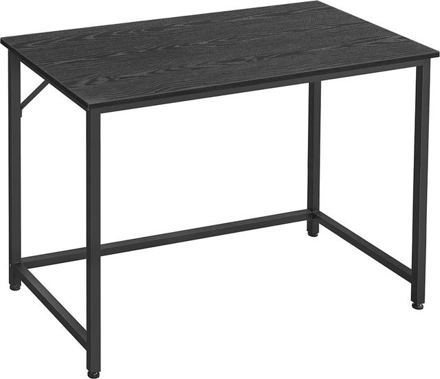 Vasagle Computertisch im Industrie-Design in Schwarz, B/T/H: 100 x 50 x 75 cm - Bild 1