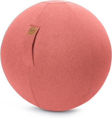 Sitting Ball Sitzball FELT aus Polyester in Lachs mit Ø 65 cm - Bild 1