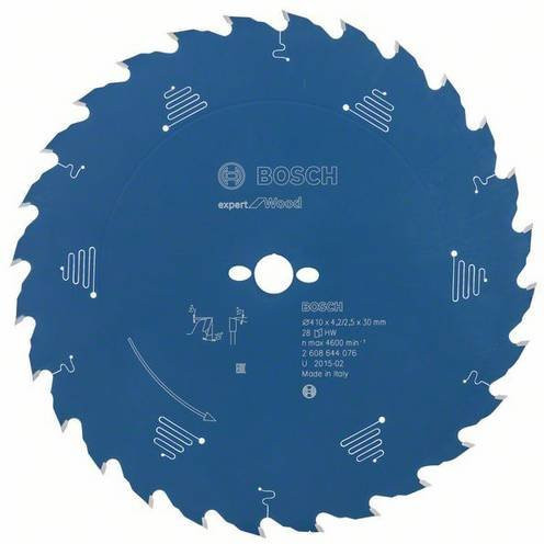 Bosch Expert for Wood Kreissägeblatt mit Carbide-Spitzen, Durchmesser: 41,0 cm, Bohrung: 3,0 cm, Zähneanzahl: 28 - Bild 1