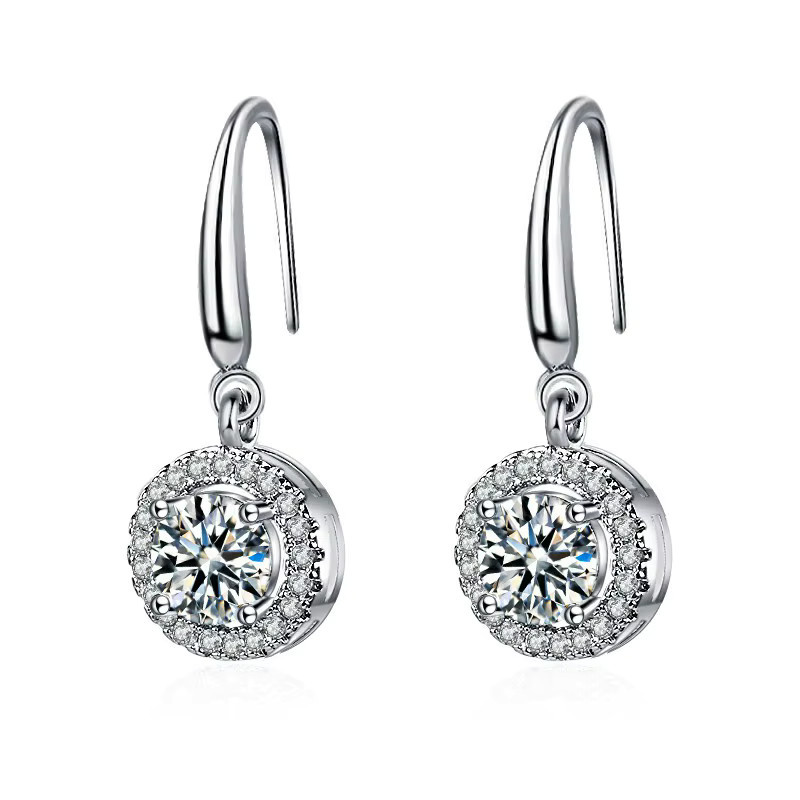 SAY Ohrringe, 925 Silber, Moissanit, Damen - Bild 4