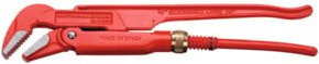 Rothenberger Eckrohrzange 45° 1/2" aus Stahl in Rot - Bild 1