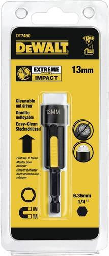 DEWALT DT7450-QZ Steckschlüssel magnetisch 1/4 Zoll Schwarz - Bild 1