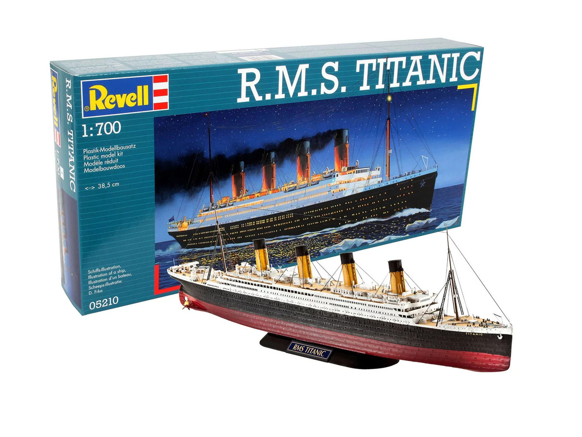 Revell RMS Titanic, Schiffsmodell Bausatz, 1:700, Fortgeschritten - Bild 3