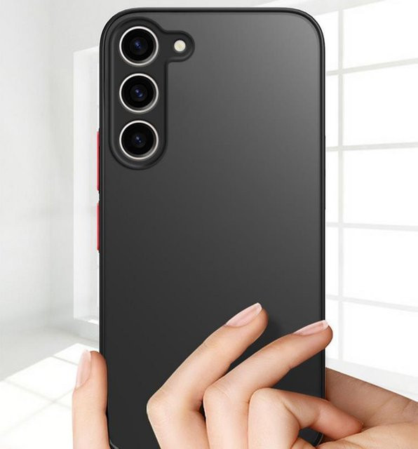 Armor Case Matte Bumper Hülle für Samsung Galaxy S26 S25 S24 S23 S22 S21 S20 S10 Fe Plus Ultra S10E Note10 Note20 Plus Ultra in Schwarz und Blau - Bild 1