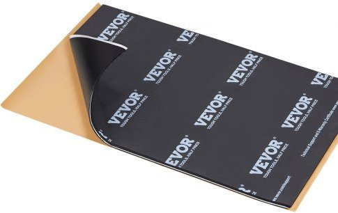 VEVOR 24er-Set Antidröhnmatte für das Auto, 2,3 m², Schwarz, 4-lagige Schallschutzmatte zur Geräuschdämmung und Hitzebeständigkeit, B: 39,09 cm, H: 24,79 cm - Bild 1
