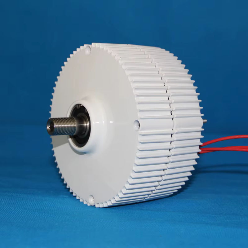 Rewindagic Getriebeloser Permanentmagnetgenerator für Windkraftanlagen in Weiß, 1000W-10KW, 12V-380V - Bild 4