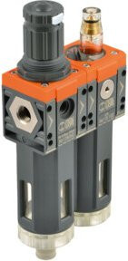 Riegler Filterregler mit Öler SYNTESI, BG 1, G 1/8, 20 µm, 0–4 bar, RMSA, multicolour - Bild 1