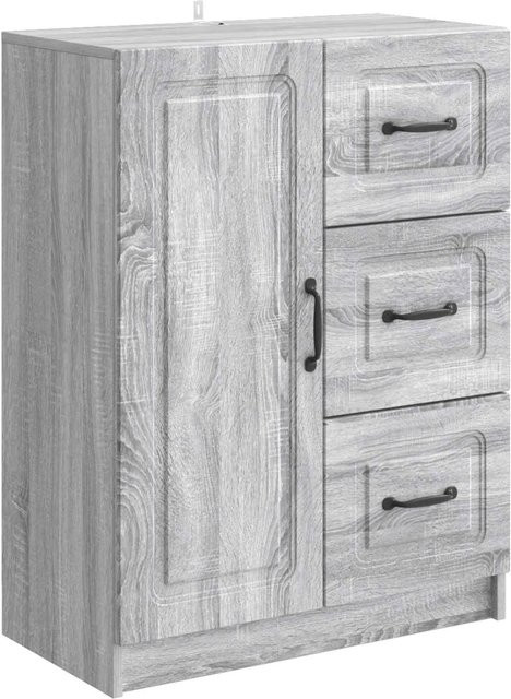 vidaXL Sideboard modern in Grau Sonoma aus Holzwerkstoff, B/T/H: 66 x 34,5 x 87 cm - Bild 1