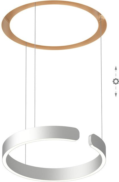 Occhio Mito Cosmo 40 LED-Pendelleuchte mit Tunable White in Gold und Silber matt - Bild 1