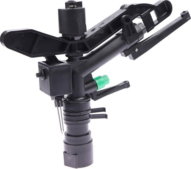 Automatischer Kunststoff-Ripp-Sprinkler in Schwarz für die Gartenbewässerung mit 2,5 cm Anschluss - Bild 1