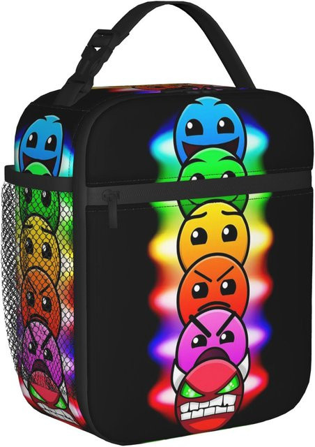 Fancy Style Studio Bento Box Lunchbox in Würfel-Geometrie Design, Mehrfarbig - Bild 1