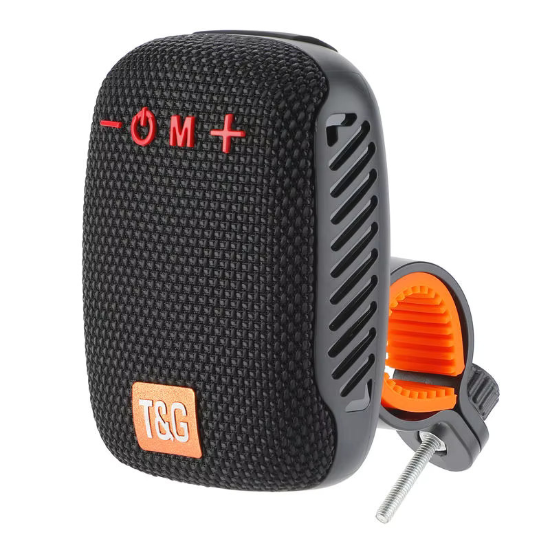 T&G TG392 Tragbarer Outdoor-Lautsprecher in Blau mit 3-in-1 Montageoption für Lenker, Hüftgurt oder Desktop und lautem Stereoklang - Bild 7