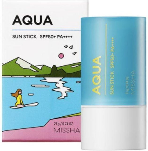 MISSHA All Around Safe Block Aqua Sonnenstick, SPF50+, 21g, Unisex - Bild 1