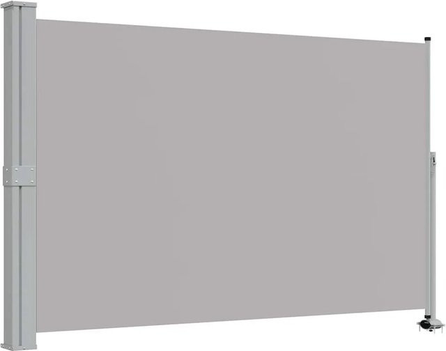 vidaXL Einziehbare Seitenmarkise aus Polyester in Grau, B/H: 300 x 150 cm - Bild 1