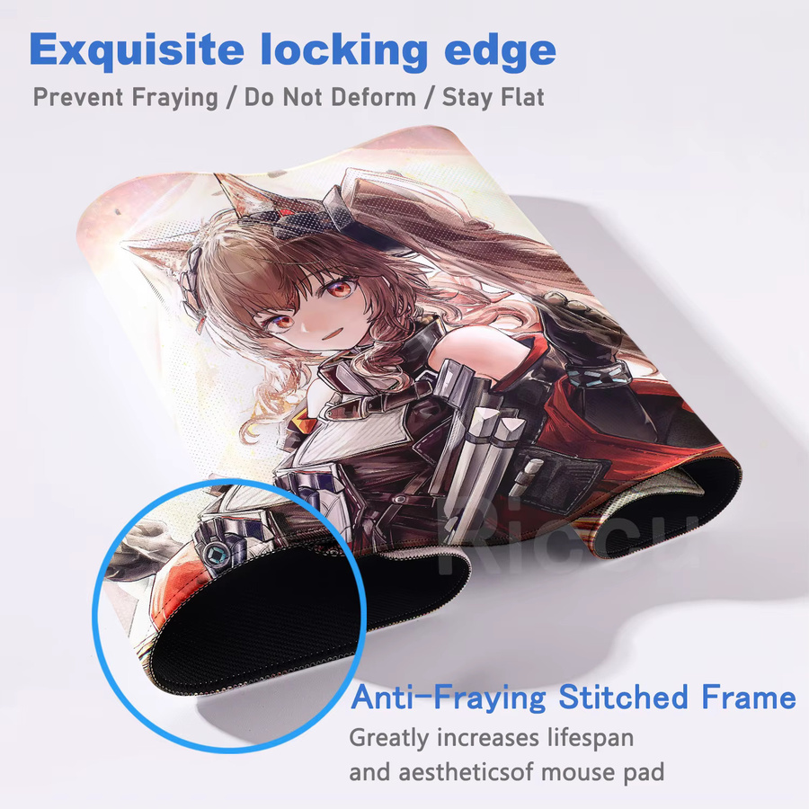 Arknights Endfield Gilberta XXL Gamer-Mauspad mit HD-Druck und rutschfester Gummibasis in Multicolour - Bild 2