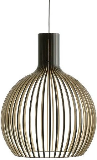 Secto Design Octo 4240 Pendelleuchte aus Holz in Schwarz - Bild 1