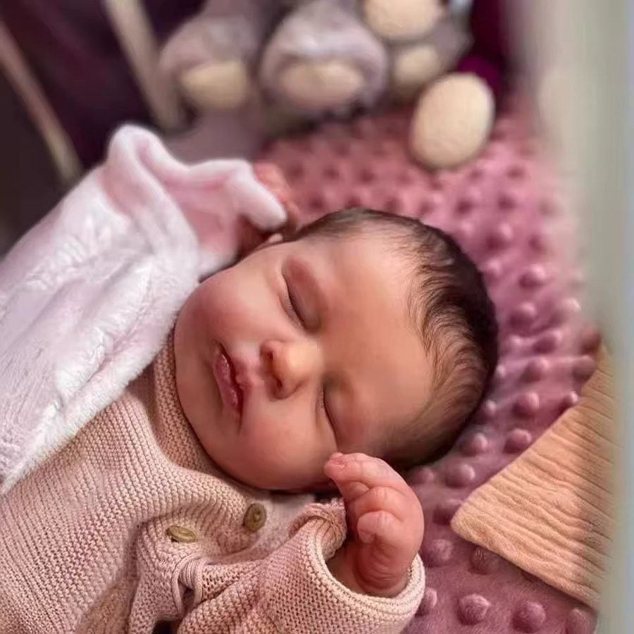 NPK Loulou Babypuppe, Kuschelpuppe, 19 Zoll, ab 0 Jahre - Bild 2