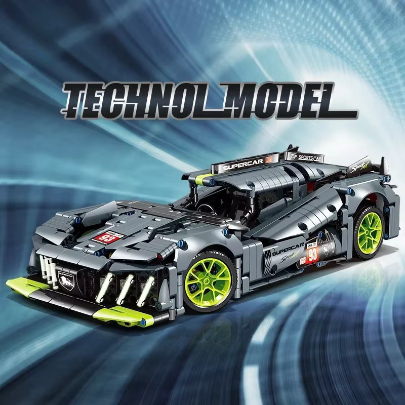 FUNXINEE MOC Technisches 1:14 Hybrid Hypercar Bausteine Set Racing Auto Spielzeug für Kinder - Bild 3