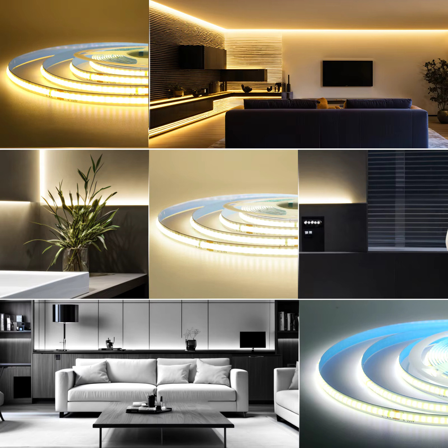 HEGEHE COB LED-Streifen mit 240 LEDs/m, flexible Hochdichte LED-Leiste für AC220V, erhältlich in verschiedenen Farben - Bild 5