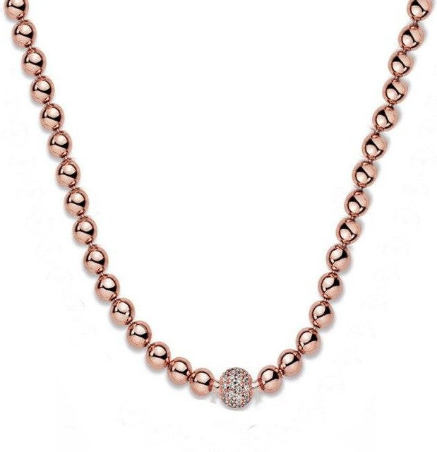 YIRAN Jewelry Halskette 925 Silber, Perle, Kristall, Damen, 45cm - Bild 1