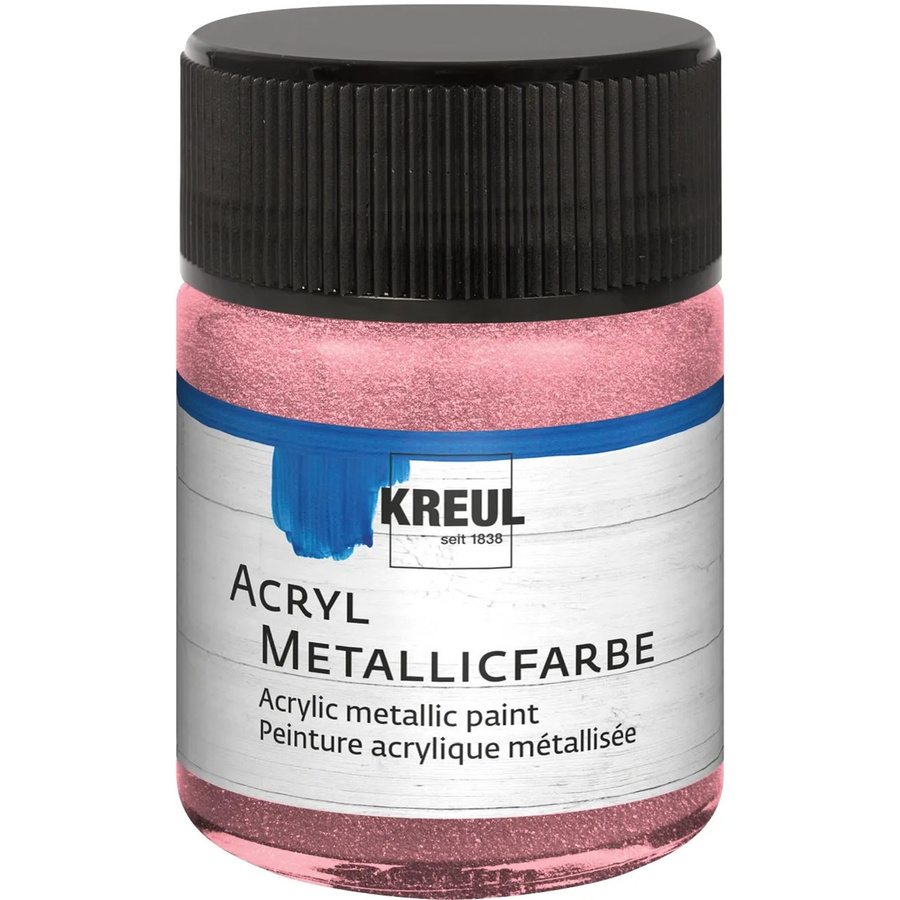 Kreul Acrylfarbe Metallic Rosa 50 ml - Bild 2