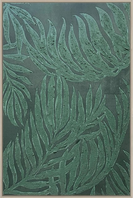 Mömax Keilrahmenbild Denise Small Modernes Abstraktes Naturmotiv in Grün, Breite: 60 cm, Höhe: 90 cm - Bild 1