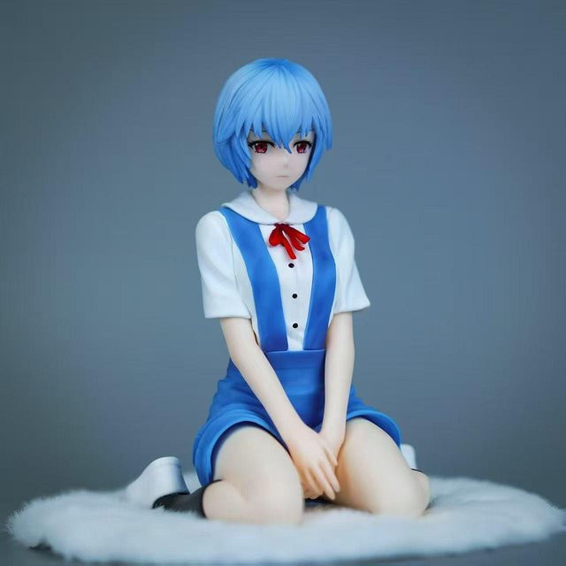Yiran toy 1 Neon Genesis Evangelion Rei Ayanami Figur PVC 14 cm - Bild 1