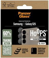 PanzerGlass Schutzfolie Hoops für die Rückkamera des Samsung Galaxy S25 S931, gehärtetes Glas, Transparent - Bild 1