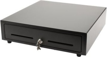 Kassenschublade Olympia LD 410AT Easy Push in Schwarz aus Metall mit 8 Münzfächern und 4 Geldscheinfächern - Bild 1