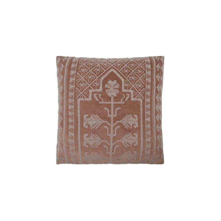 House Doctor Kissenbezug Edda aus Baumwollsamt in Camel, B/H: 50 x 50 cm - Bild 1