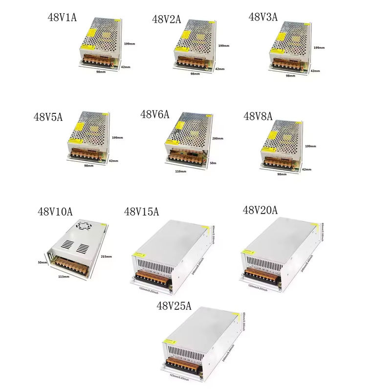 Vusum Beleuchtungstransformator DC Netzteiladapter für LED-Streifen als Treiber mit verschiedenen Spannungen und Leistungen - Bild 2